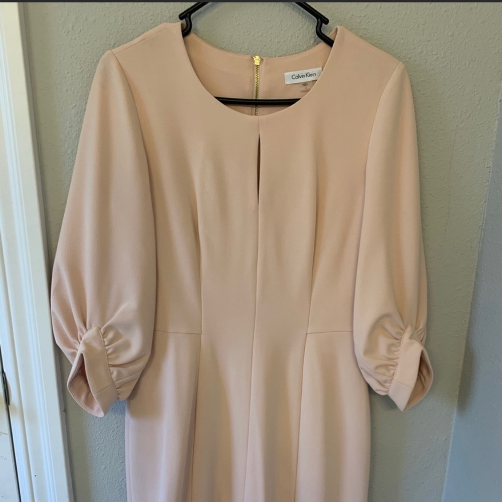 New with tags Calvin Klein blush pink dress size 4